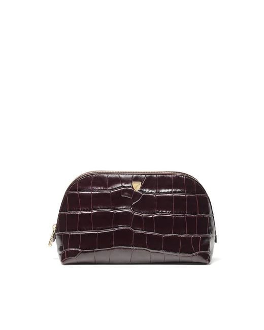 Aspinal Purple Classic Makeup Case