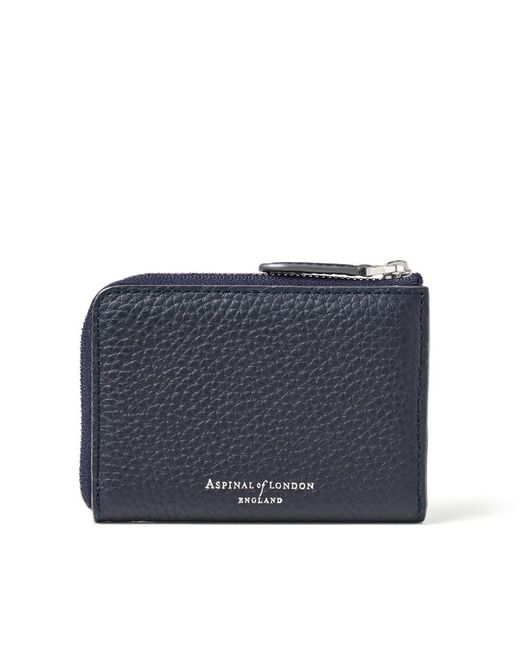 Aspinal Blue Key Holder Wallet for men