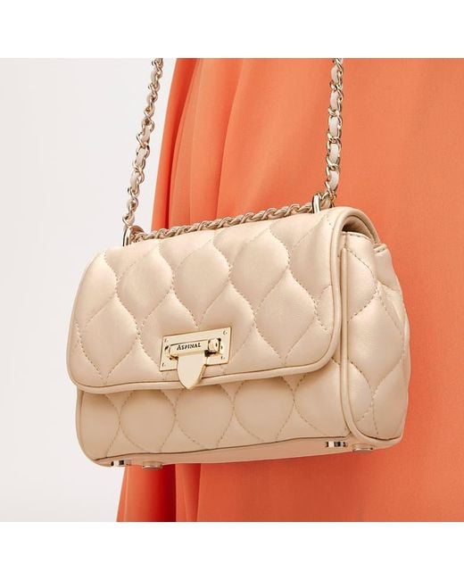 Aspinal Natural Micro Lottie Crossbody