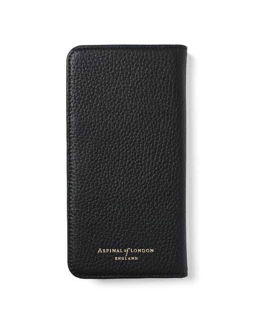 Aspinal Black Iphone 16 Pro Max Magnetic Card Case