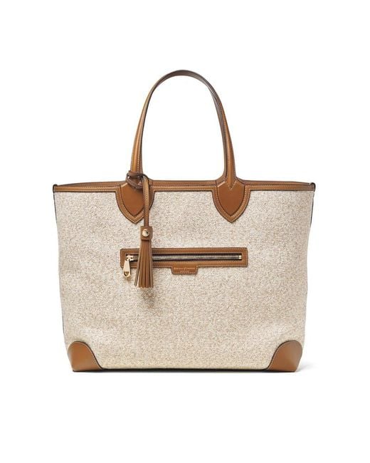 Aspinal Natural Como Tote Bag