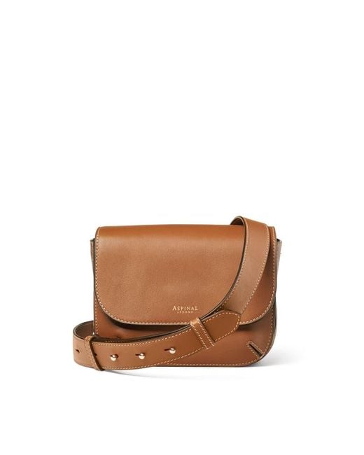 Aspinal Brown Ella Crossbody Bag