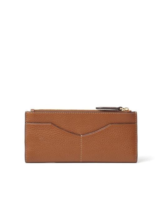 Aspinal Brown Large Hudson Wallet