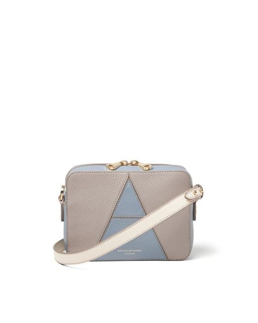 Aspinal Gray Camera Crossbody
