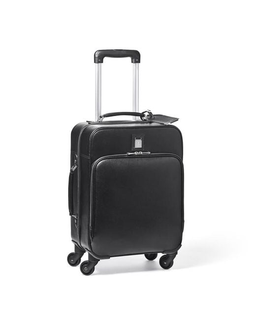 Aspinal Black Connaught Cabin Suitcase