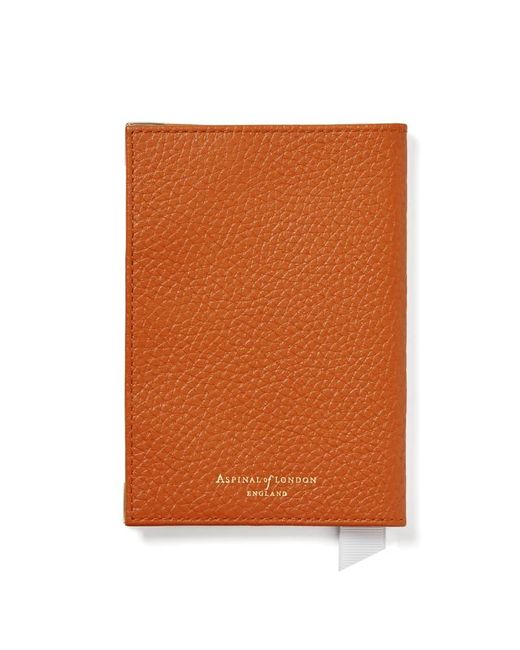Aspinal Orange Passport Cover