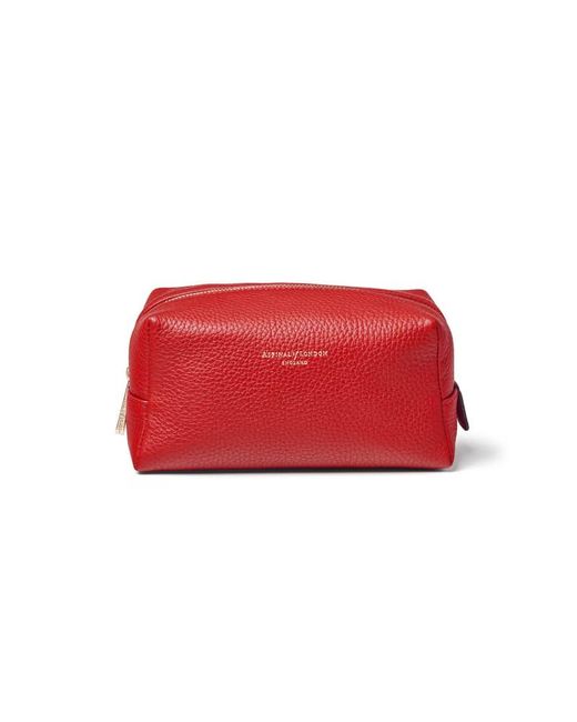 Aspinal Red Makeup Bag