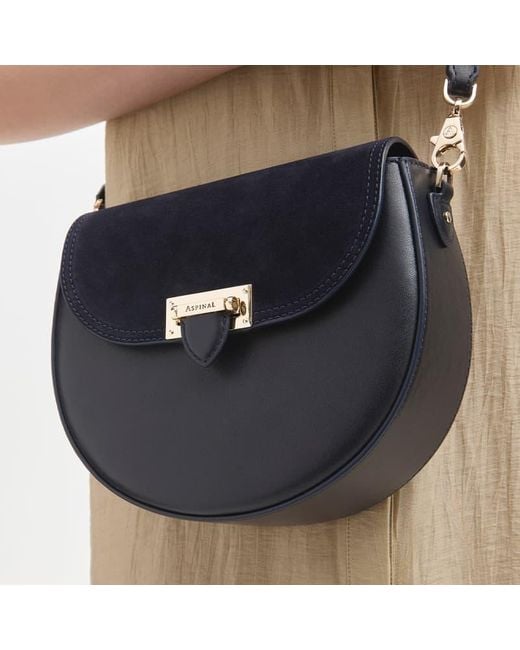 Aspinal Blue Portobello Crossbody