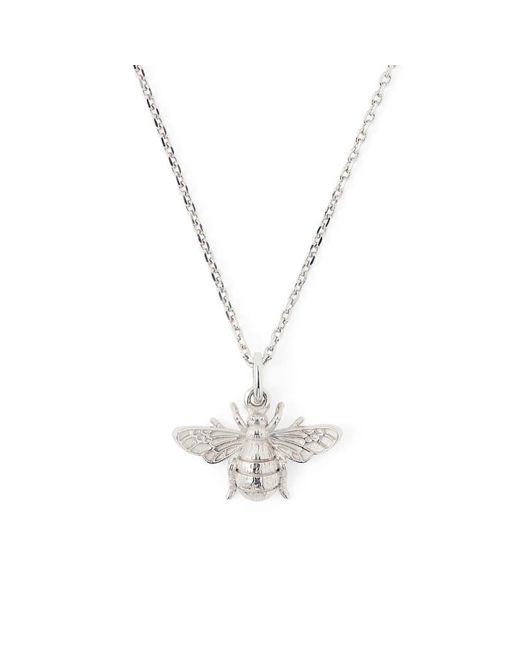 Aspinal Metallic Bee Charm Necklace
