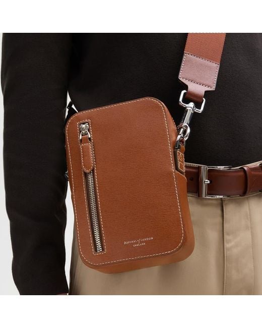 Aspinal Brown Reporter North South for men