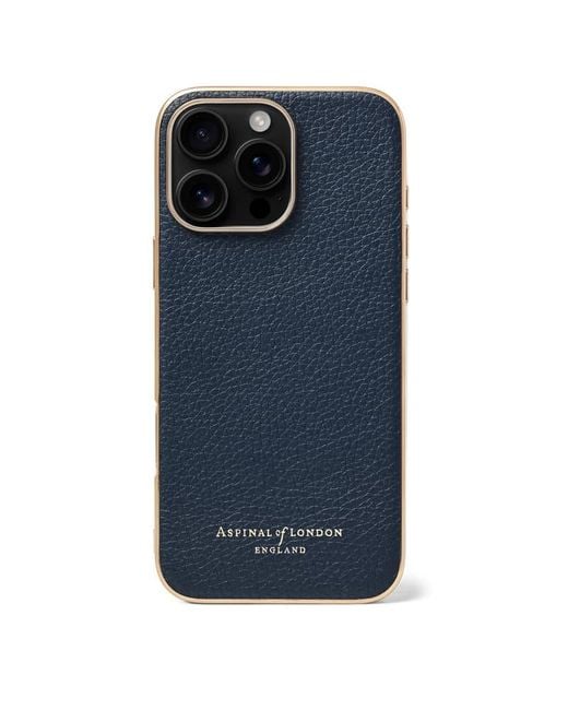 Aspinal Blue Iphone 16 Pro Max Case