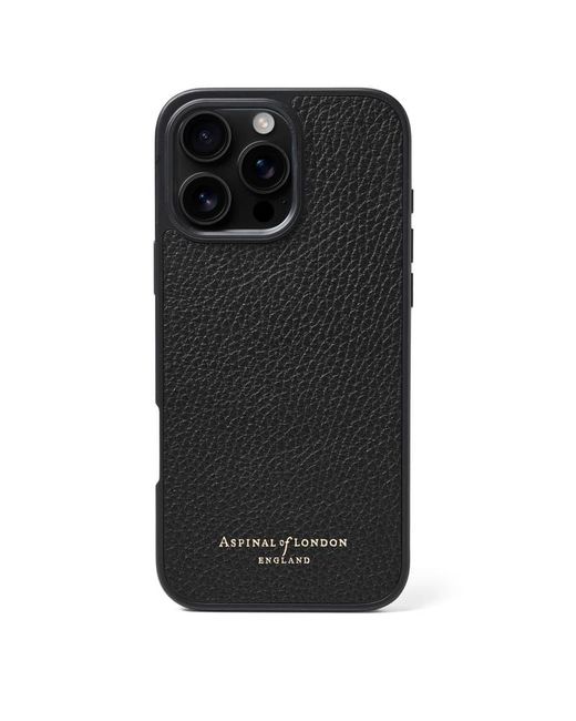 Aspinal Black Iphone 16 Pro Max-Hülle