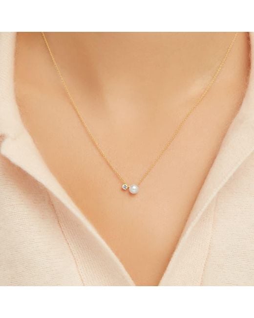 Aspinal Metallic Toi Et Moi Necklace