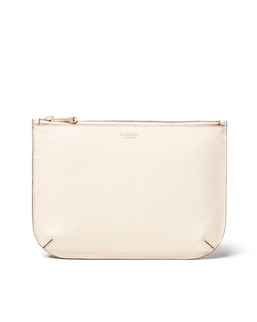 Aspinal Natural Large Ella Pouch