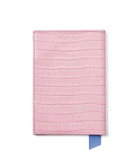 Aspinal Pink Reisepasshülle