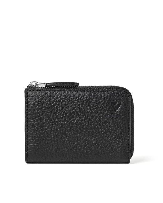 Aspinal Black Key Holder Wallet for men