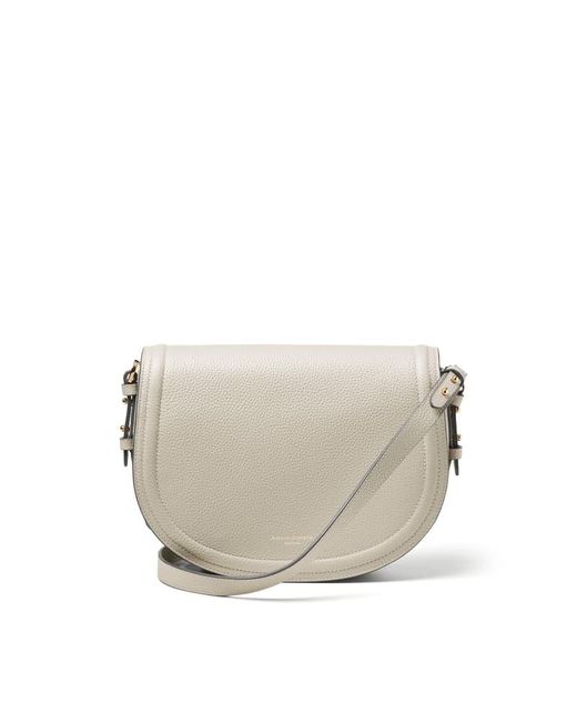 Aspinal Gray Stella Satchel Crossbody Bag