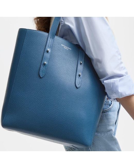 Aspinal Blue Essential Tote