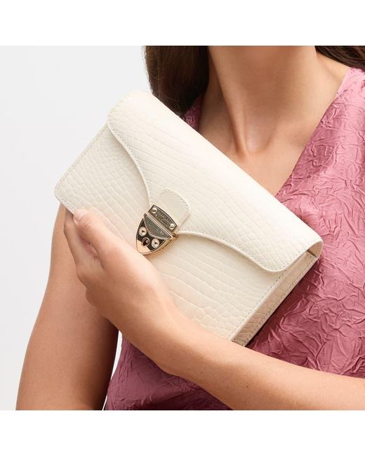 Aspinal Natural Mayfair Clutch