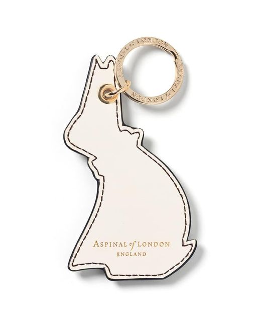 Aspinal Metallic Cuddly Bunny Keyring
