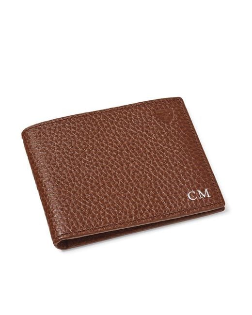 Aspinal Brown Billfold Rfid Wallet for men