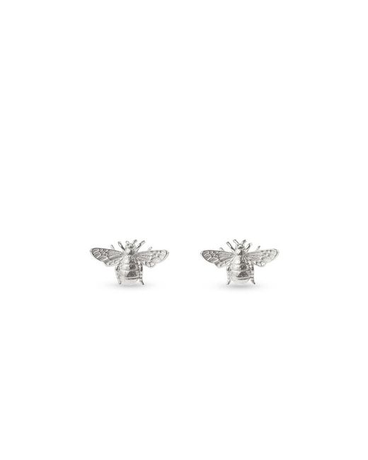 Aspinal Metallic Bee Stud Earrings