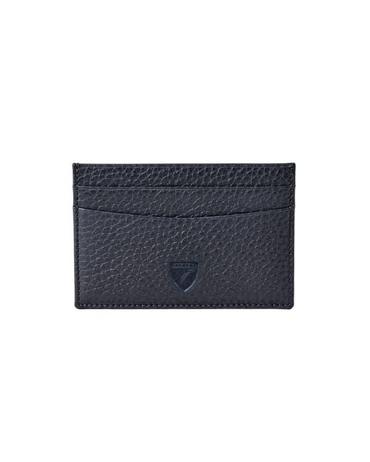 Aspinal Blue Slim Credit Card Holder for men