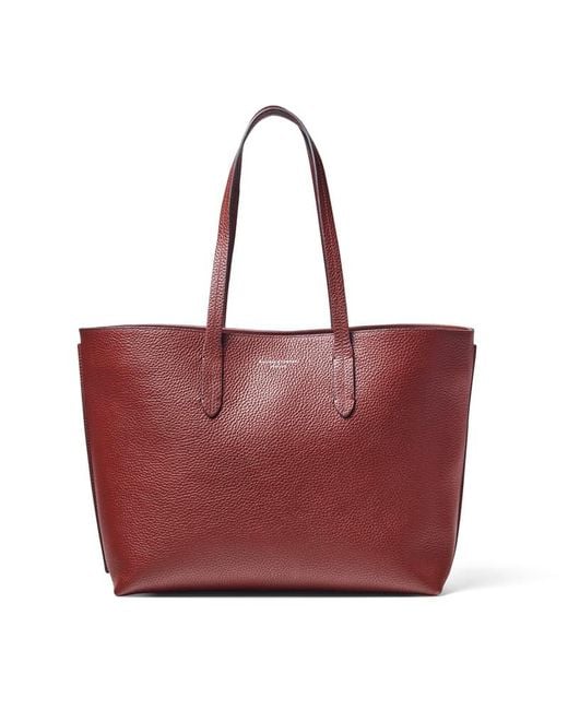 Aspinal Red East West Tote