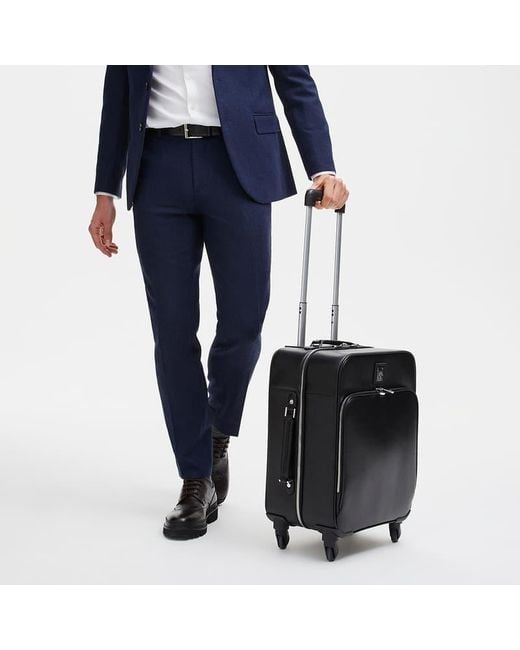Aspinal Black Connaught Cabin Suitcase