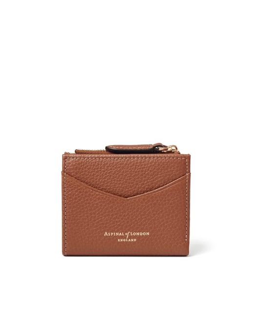 Aspinal Brown Hudson Multi-Use Pocket Wallet