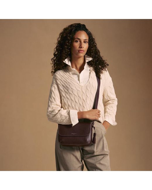 Aspinal Purple Ella Grande Crossbody