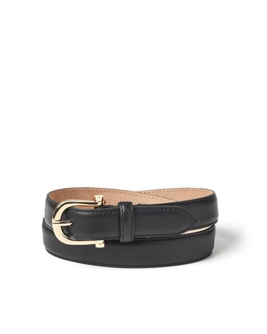 Aspinal Black Bella Waist Belt