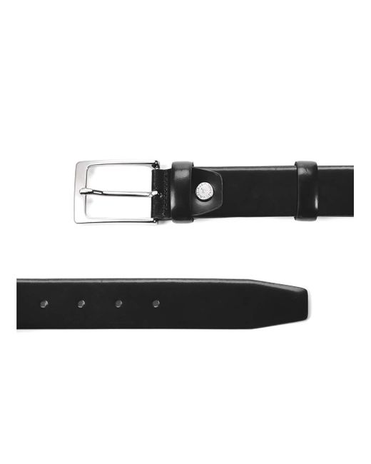 mens formal black leather belt