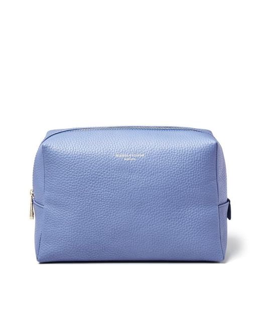 Aspinal Blue Toiletry Bag