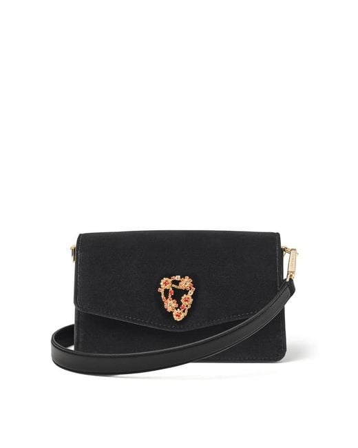 Aspinal Black Eliza Clutch