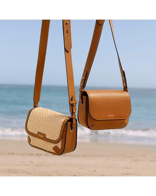 Aspinal Brown Ella Crossbody Bag
