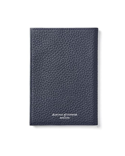 Aspinal Blue Passport Cover