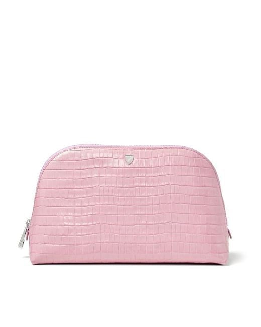 Aspinal Pink Classic Toiletry Bag