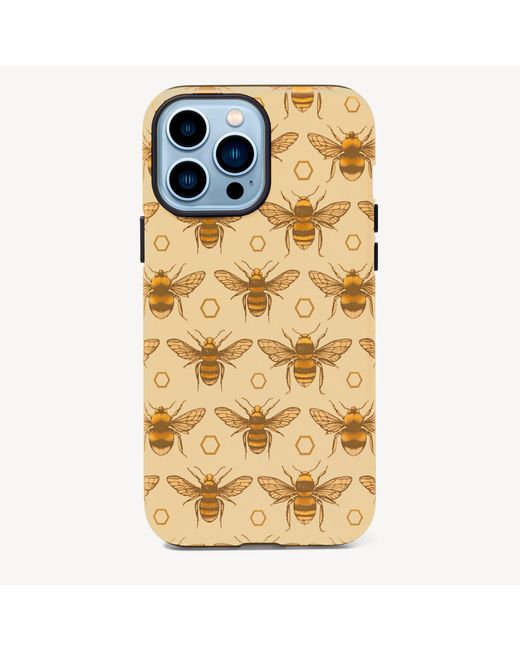 Aspinal of London Silk Emily Carter Iphone 13 Pro Max Case in Gold