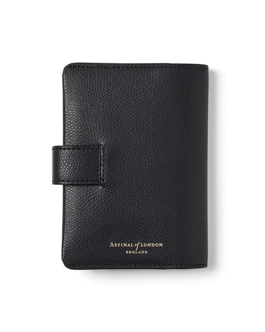 Aspinal Black Duo Passport Cover