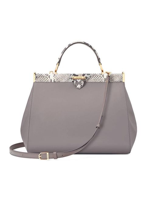 Aspinal Natural The Large Florence Frame Bag