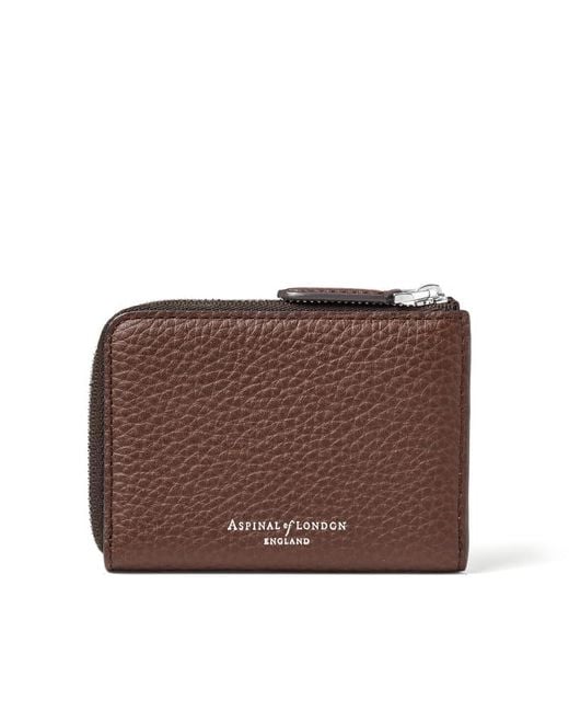Aspinal Brown Key Holder Wallet for men