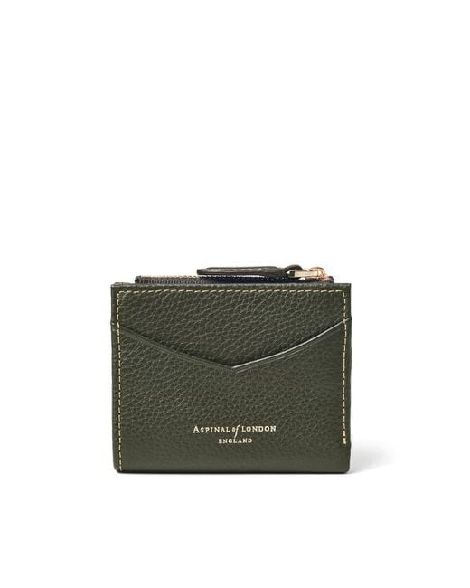 Aspinal Green Hudson Multi-Use Pocket Wallet