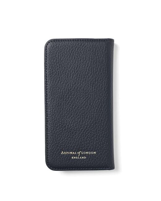 Aspinal Blue Iphone 16 Pro Magnetic Card Case