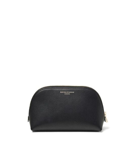 Aspinal Black Classic Makeup Case