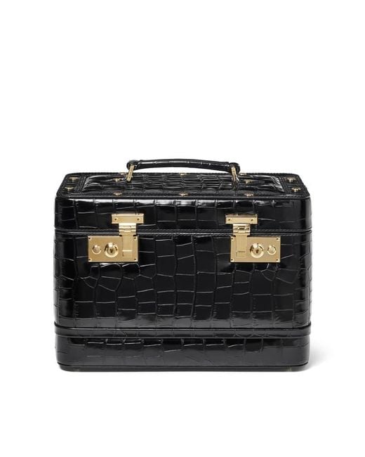 Aspinal Black Vanity Case