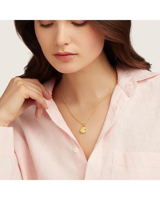 Aspinal Metallic Star Set Heart Locket Necklace