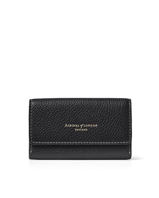 Aspinal Black Business Card Holder