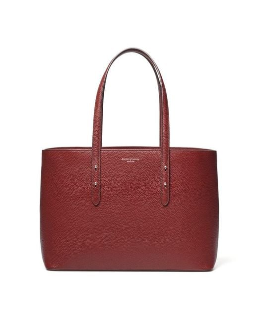 Aspinal Red Regent Tote