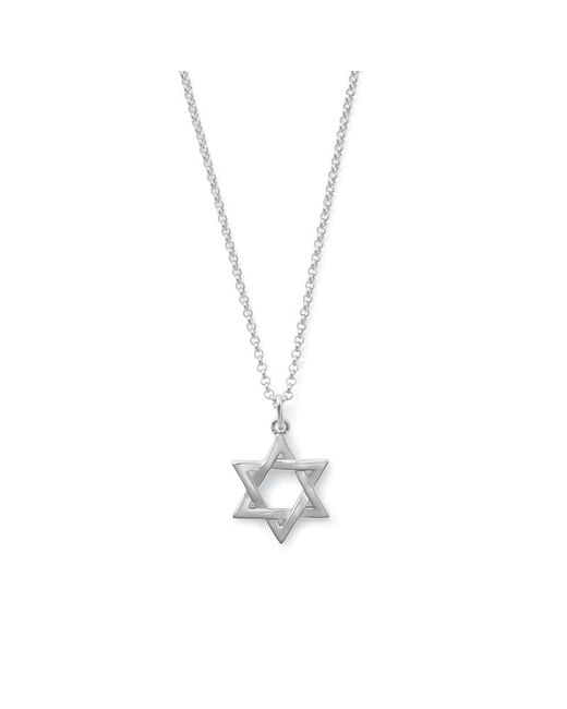 Aspinal Metallic Star Of David Pendant Necklace